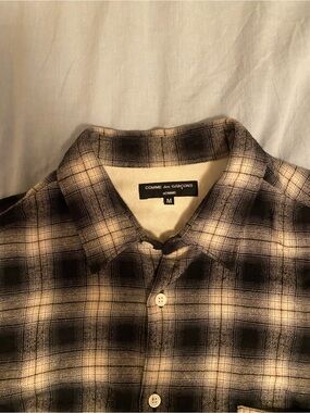 Comme des Garcons Homme Plaid Button-Up Shirt